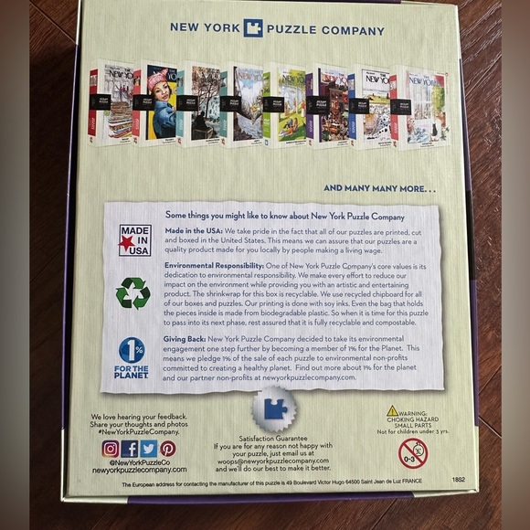 The New Yorker Puzzle 1000 - Picture 2 of 3